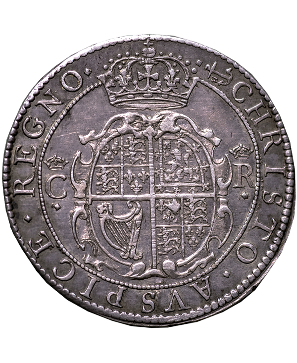 1638/9 Charles I Nicholas Briot 2nd Milled Issue Halfcrown S.2861