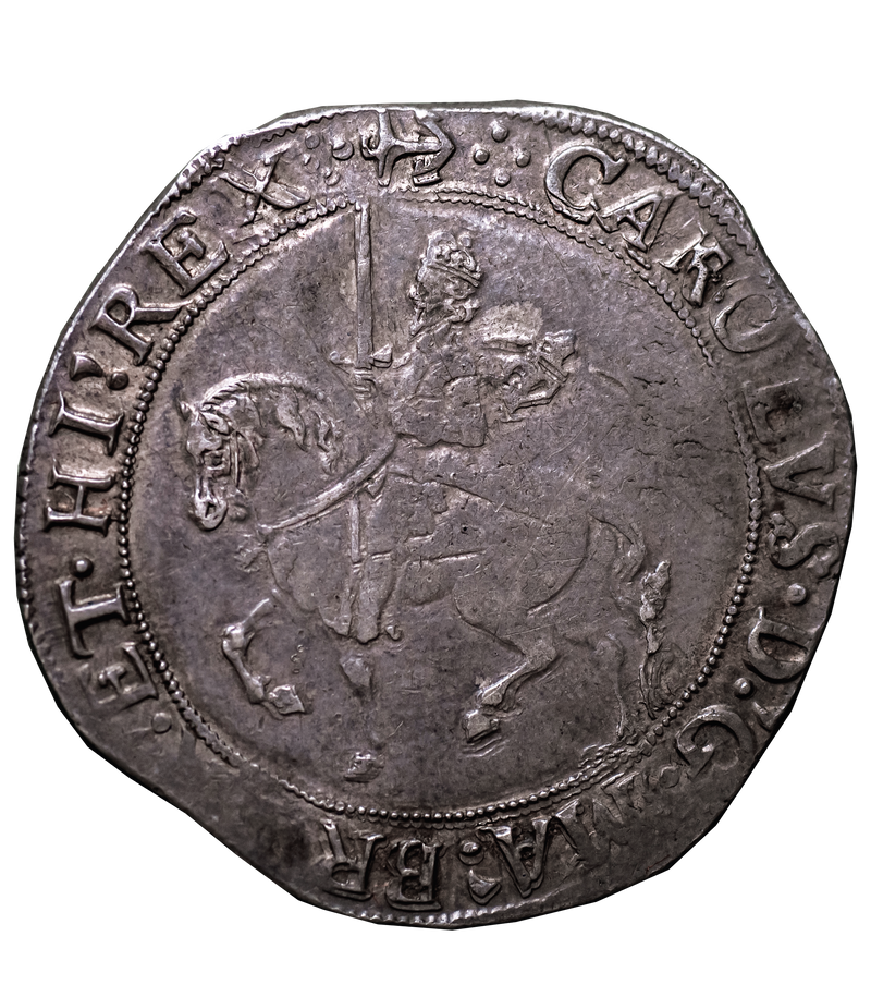 1638 - 9 Charles I Tower Mint Mm Anchor Halfcrown - Unique Error