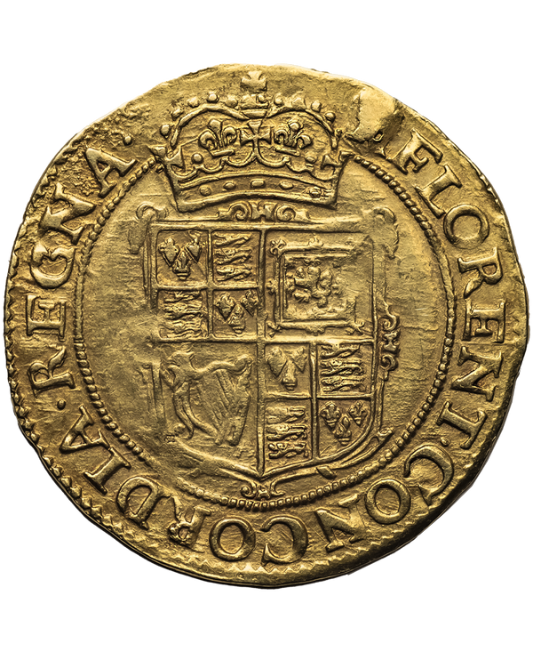 1627 - 28 Charles I Tower Mint mm Castle over Negros Head Unite - Ex Willis Collection