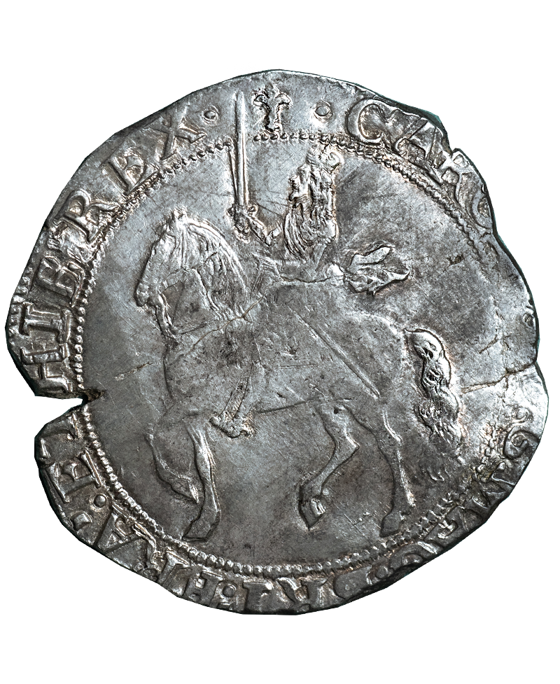 1646 - 48 Charles I Tower Mint mm Sceptre Halfcrown - Much as struck