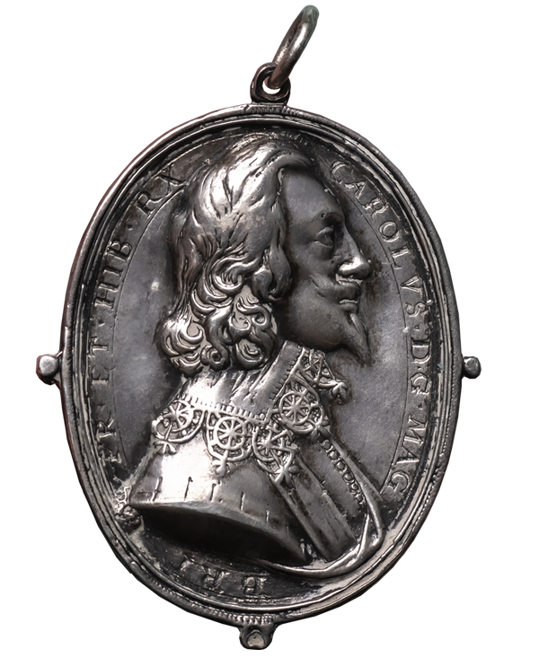 1642 - 49 Charles I Silver Royalist Badge by Rawlins