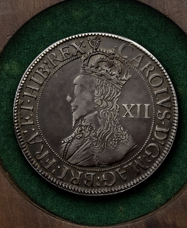 1632 - 33 Charles I Tower Mint mm Harp 'fine work' Shilling - Ex Cumberland Clack, ex Dr Burstal