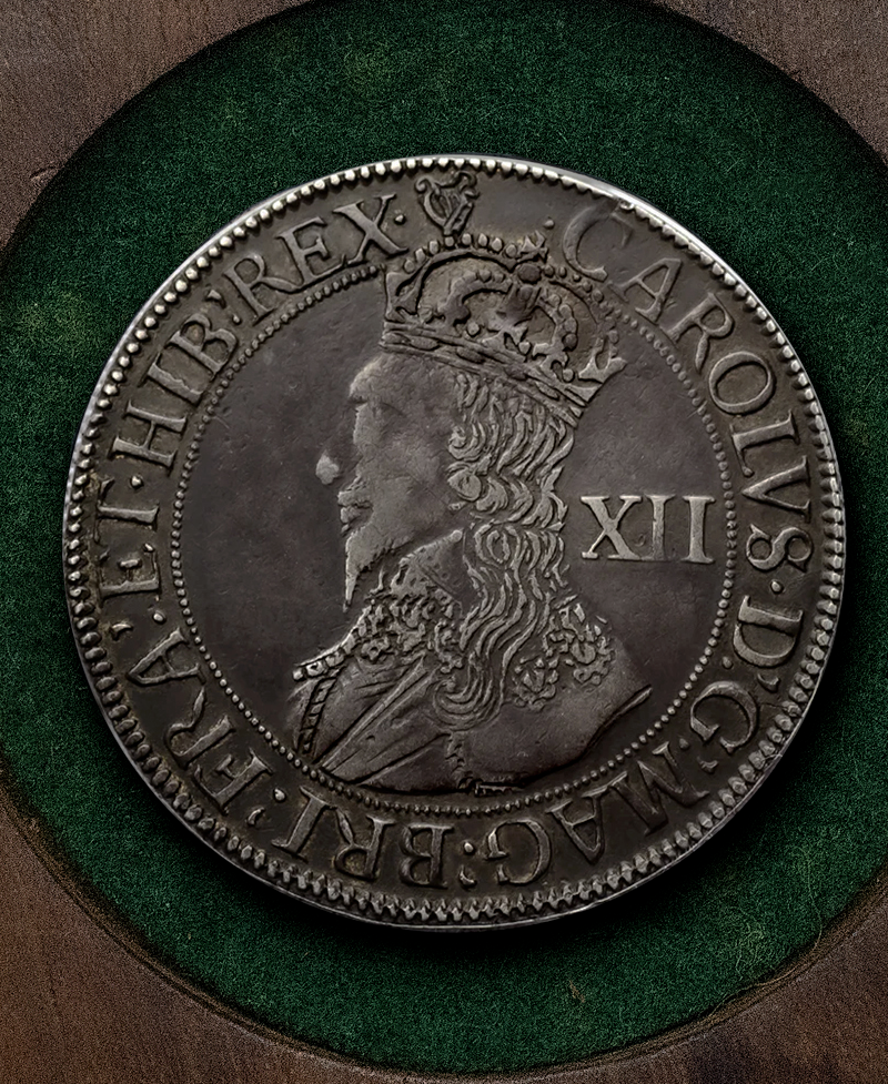 1632 - 33 Charles I Tower Mint mm Harp 'fine work' Shilling - Ex Cumberland Clack, ex Dr Burstal