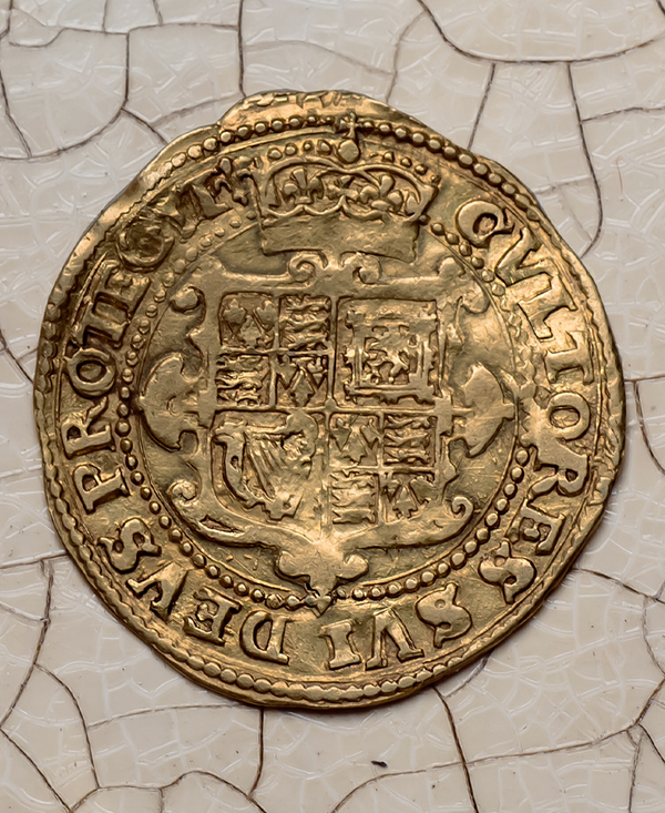 1625 Charles I Tower Mint  mm Lis Gold Crown (S.2710)