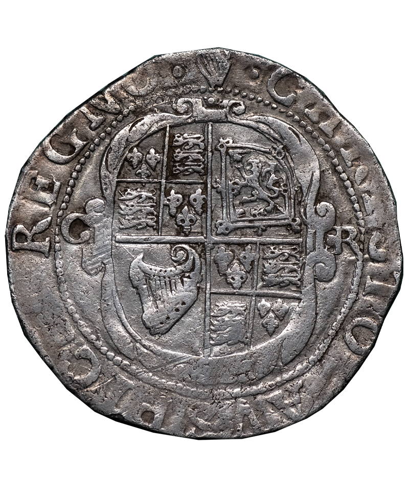 1632-33 Charles I Tower Mint mm Harp Shilling - Legend Error !!