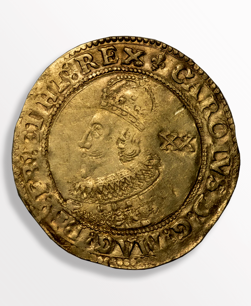 1625 CHARLES I TOWER MINT MM LIS UNITE - ELLERBY HOARD – M & H