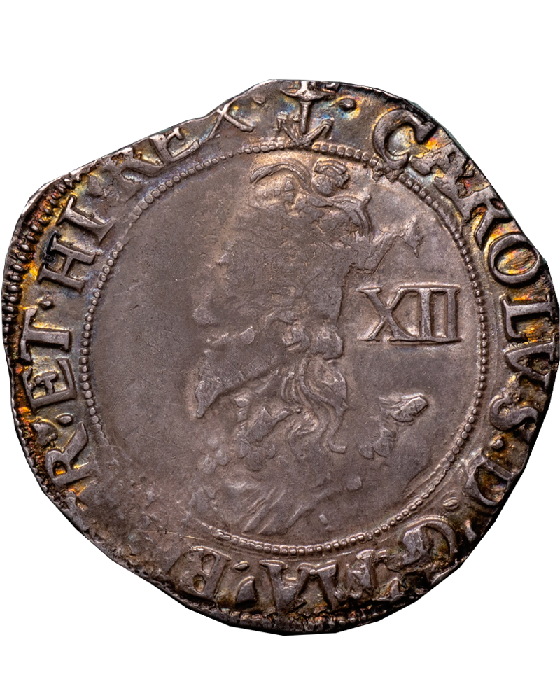 1638 - 39 Charles I tower Mint mm Anchor Shilling