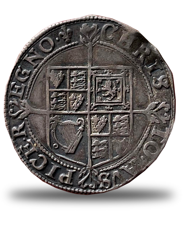 1625 Charles I Tower Mint mm Lis Shilling (S 2776)