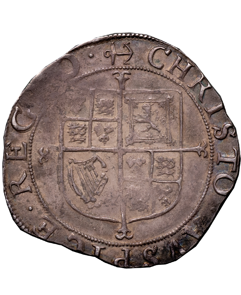 1638 - 39 Charles I tower Mint mm Anchor Shilling