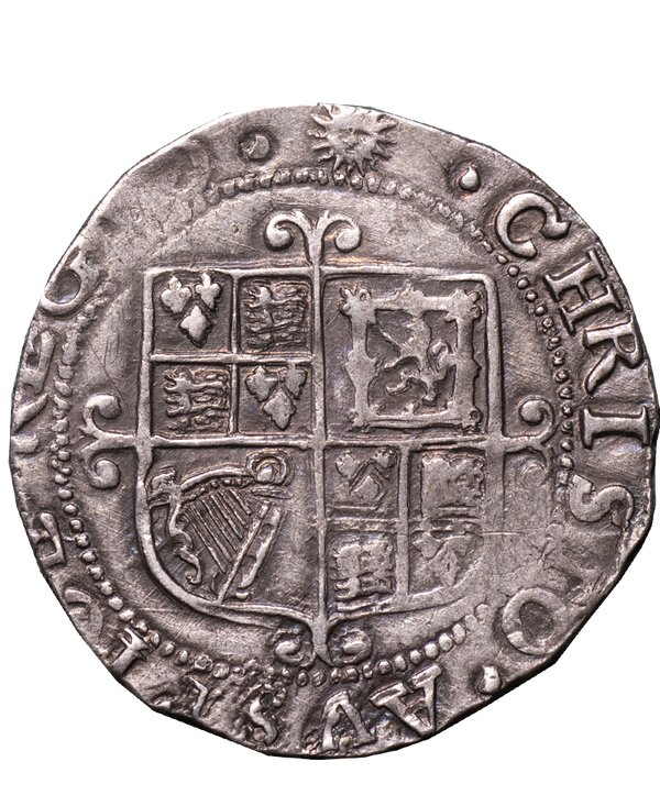 1645 - 46 Charles I Tower Mint mm Sun shilling