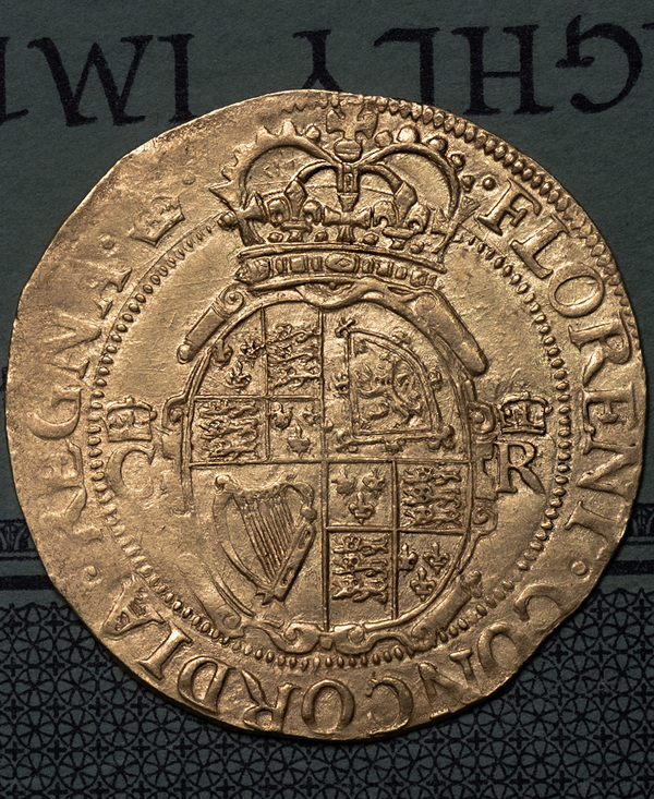 1635-6 Charles I Tower Mint mm Crown Unite