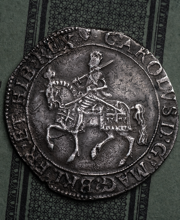 1632 - 33 Charles mm Harp Halfcrown