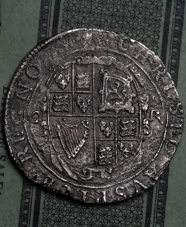1632 - 33 Charles mm Harp Halfcrown