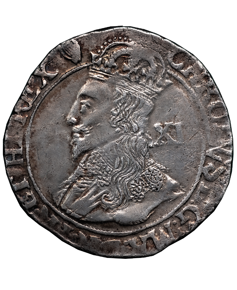 1632-33 Charles I Tower Mint mm Harp Shilling - Legend Error !!