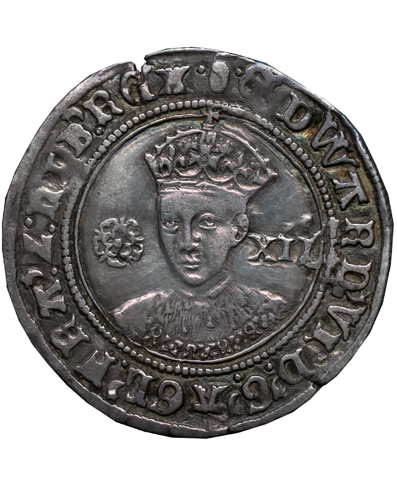 1551 Edward VI mm Tun Shilling