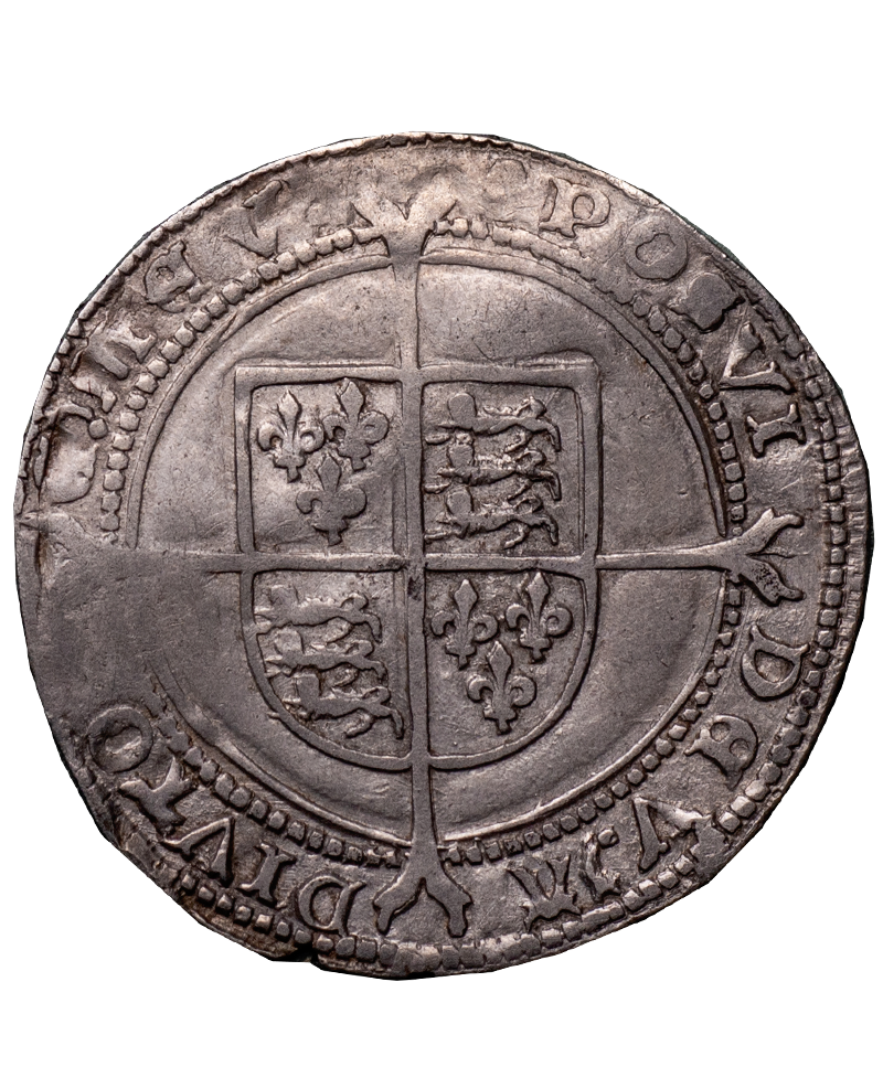 (1547 - 1553) Edward VI mm Tun Sixpence