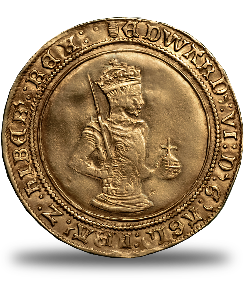 1550 - 53 EDWARD VI MM TUN SOVEREIGN (S.2450)