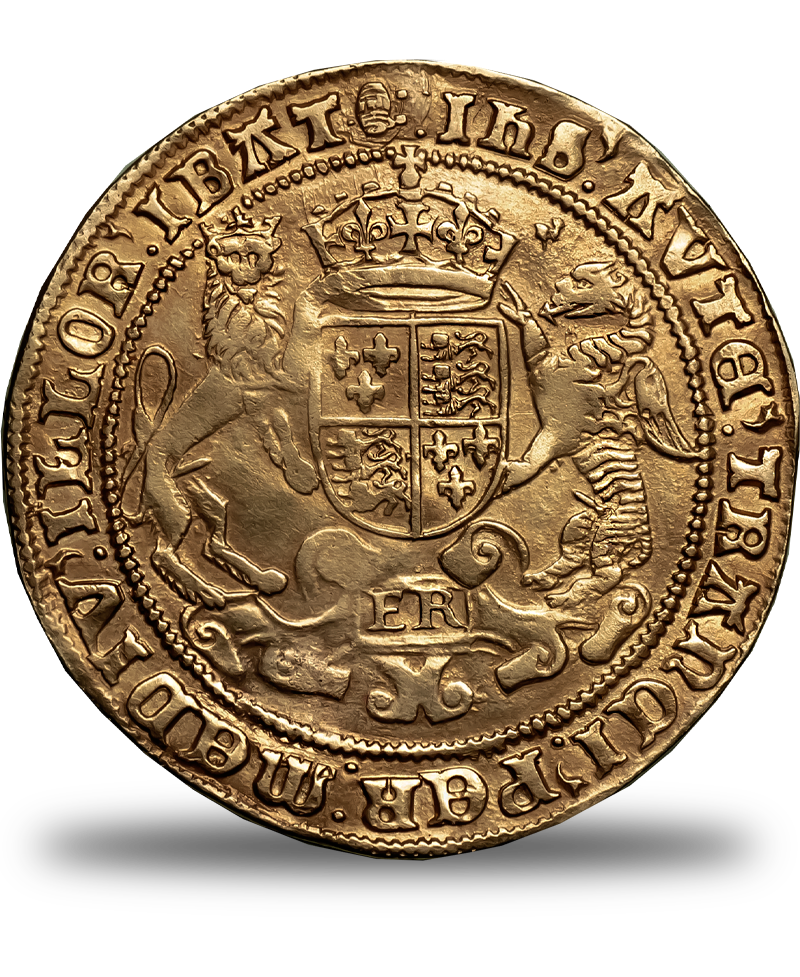 1550 - 53 EDWARD VI MM TUN SOVEREIGN (S.2450)