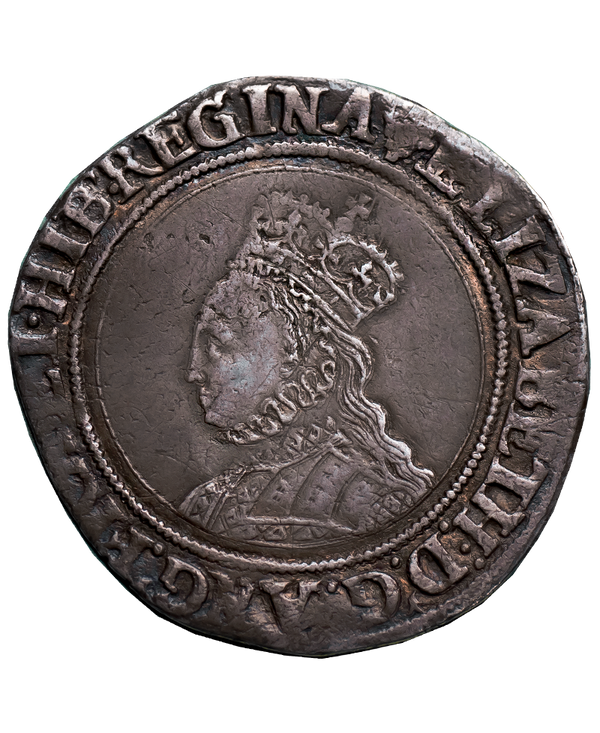 1558 - 1603 Elizabeth I mm Cross Crosslet Shilling