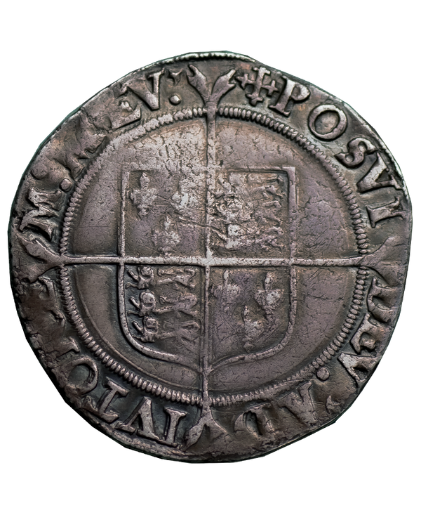1558 - 1603 Elizabeth I mm Cross Crosslet Shilling