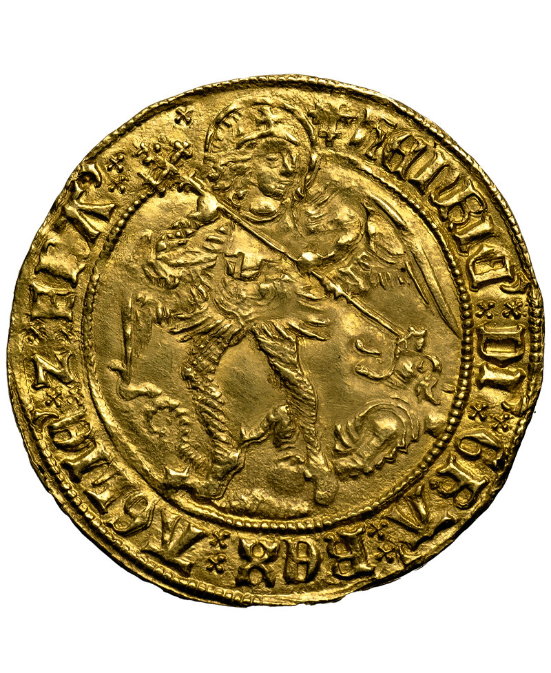 1504-5 Henry VII mm Cross Crosslet Angel