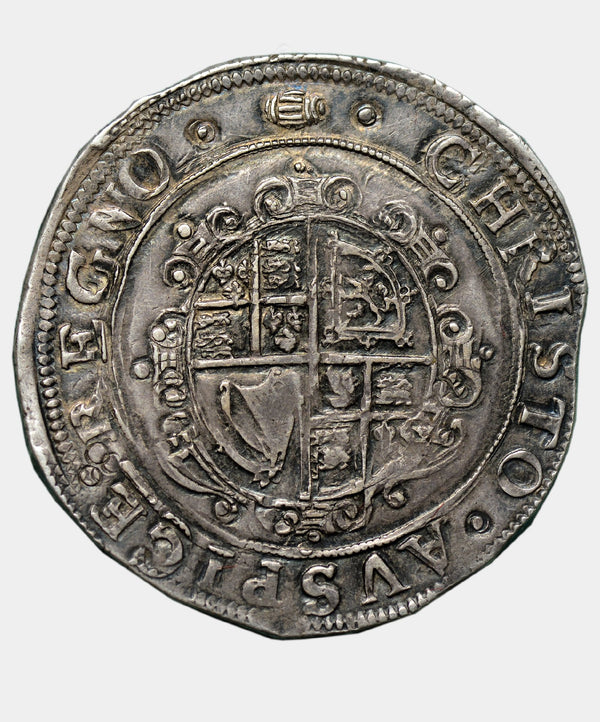 1636-8 Charles I, type 3a2 mm Tun Halfcrown. - Mhcoins