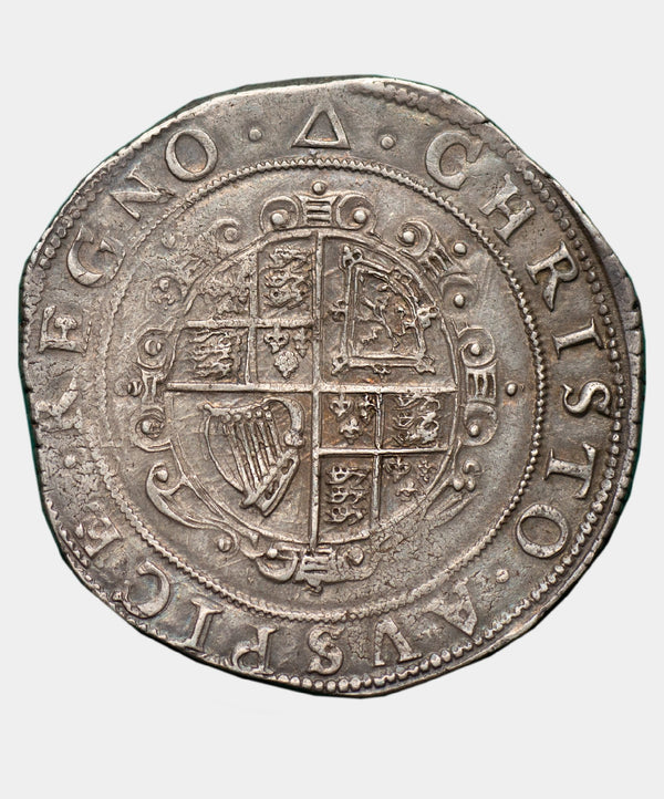 1639-40 Charles I, type 3a2 mm Triangle Halfcrown - Mhcoins