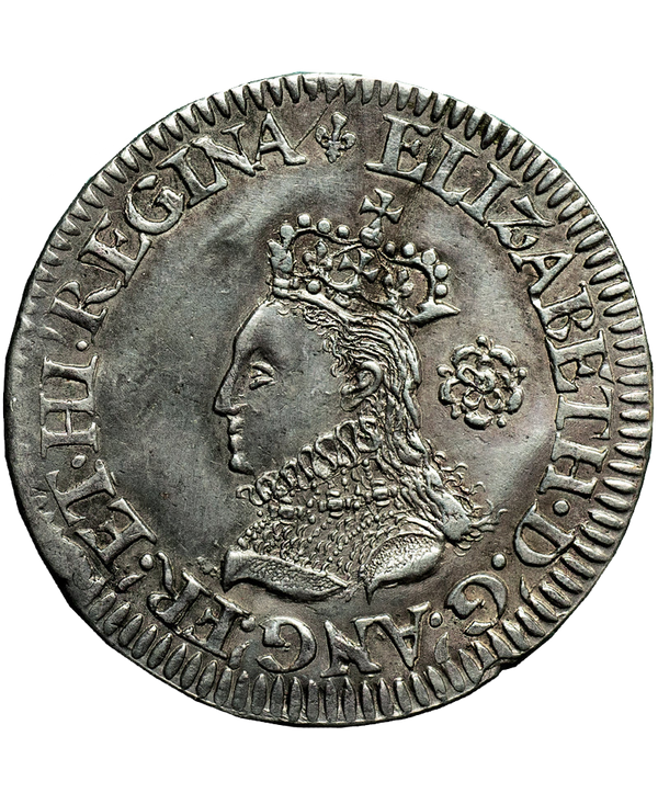 1567 Elizabeth I milled coinage Sixpence