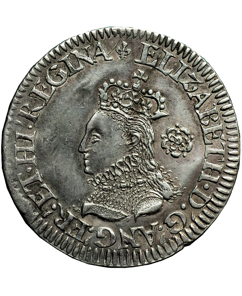 1567 Elizabeth I milled coinage Sixpence