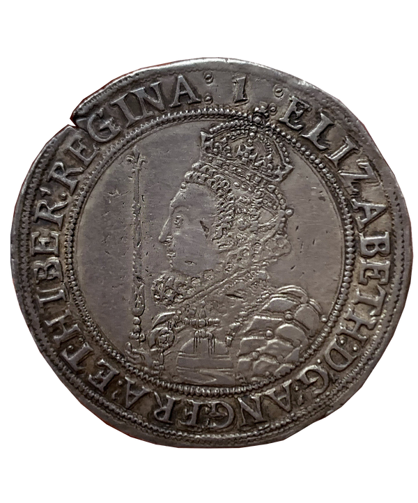 1601 Elizabeth I mm 1 Halfcrown