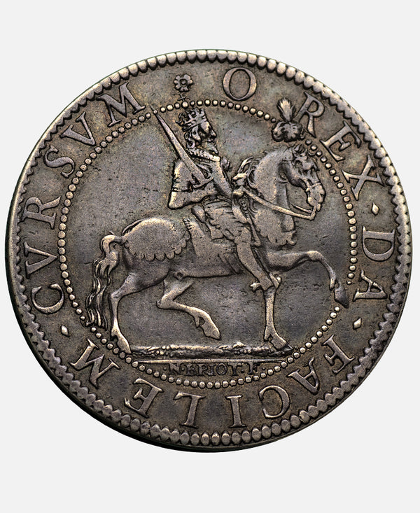 1628 Charles I Nicholas Briot Pattern Halfcrown