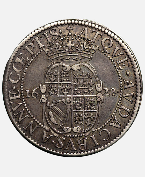 1628 Charles I Nicholas Briot Pattern Halfcrown