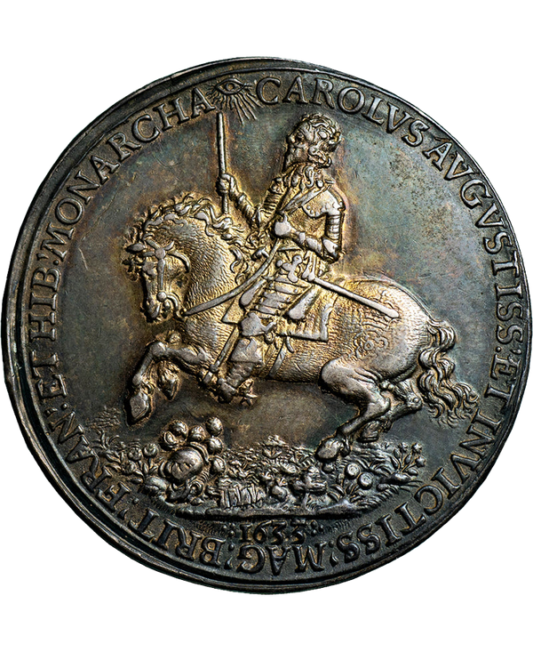 1633 CHARLES I RETURN TO LONDON MEDAL BY Nicholas Briot