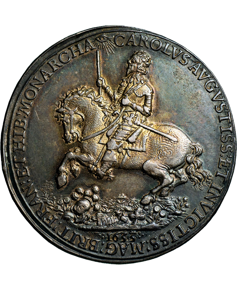 1633 CHARLES I RETURN TO LONDON MEDAL BY Nicholas Briot