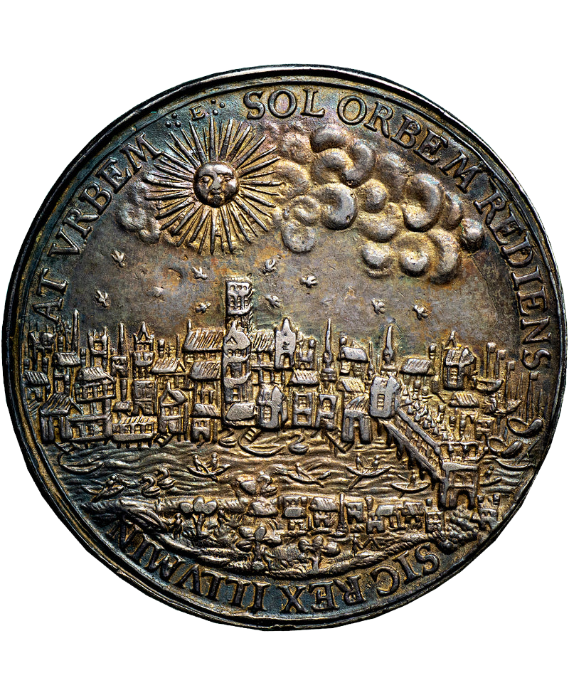 1633 CHARLES I RETURN TO LONDON MEDAL BY Nicholas Briot