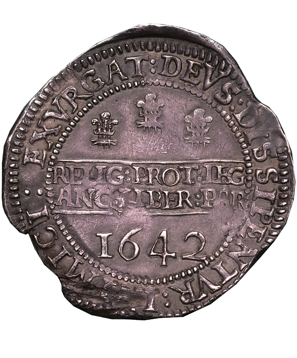 1642 Charles I Oxford Mint Halfcrown Excessively Rare Variety M H 1642-charles-i-oxford-mint-halfcrown-excessively-rare-variety-m-h