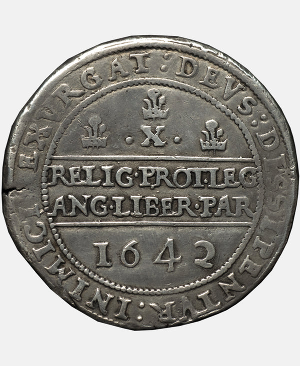 1642 CHARLES I SHREWSBURY MINT HALF POUND