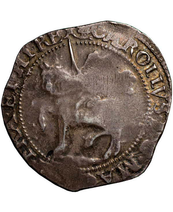 1643 Charles I Oxford Mint Halfcrown - Bull 605/23
