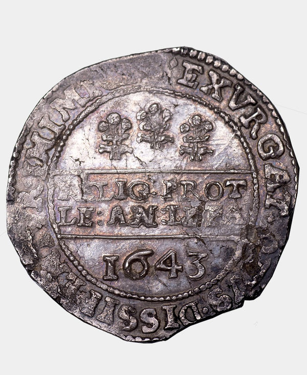 1643 CHARLES I BRISTOL MINT HALFCROWN - Mhcoins