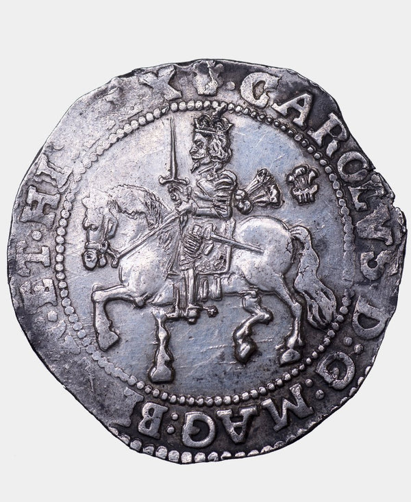 1643 CHARLES I BRISTOL MINT HALFCROWN - Mhcoins