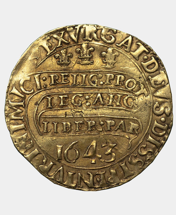 1643 Charles I Oxford Mint Unite - Mhcoins