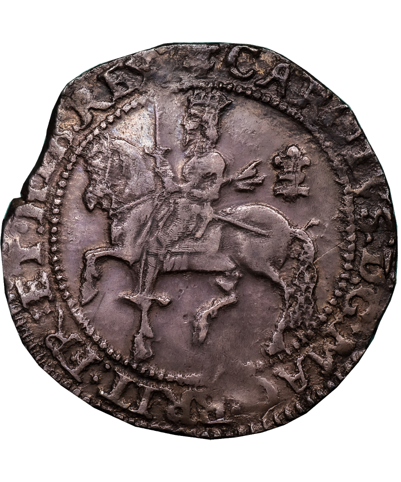 1643 Charles I Oxford Mint Halfcrown