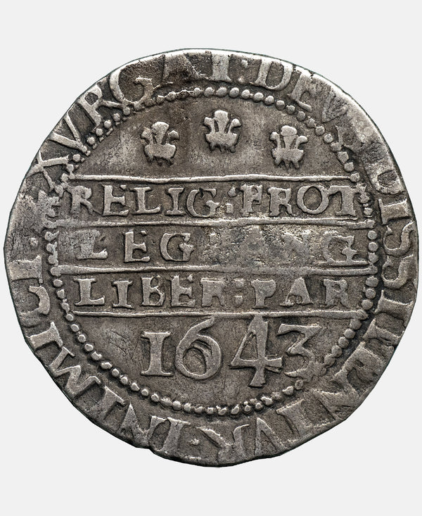 1643 Charles I Oxford Mint Shilling