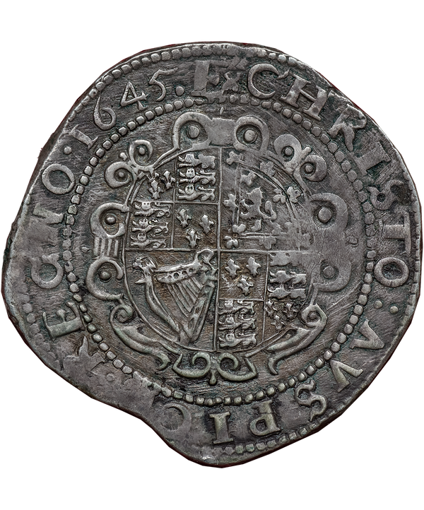 1645 Charles I Exeter Mint mm. Ex Halfcrown