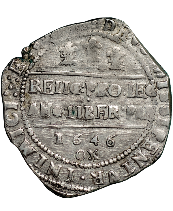 1646 Charles I Oxford Mint Halfcrown -