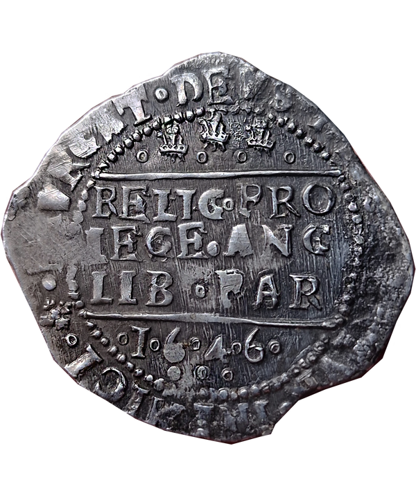 1646 CHARLES I OXFORD MINT SHILLING