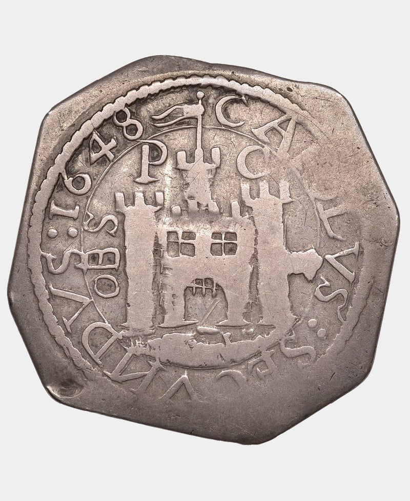 1648 Charles I Pontefract Shilling - Mhcoins