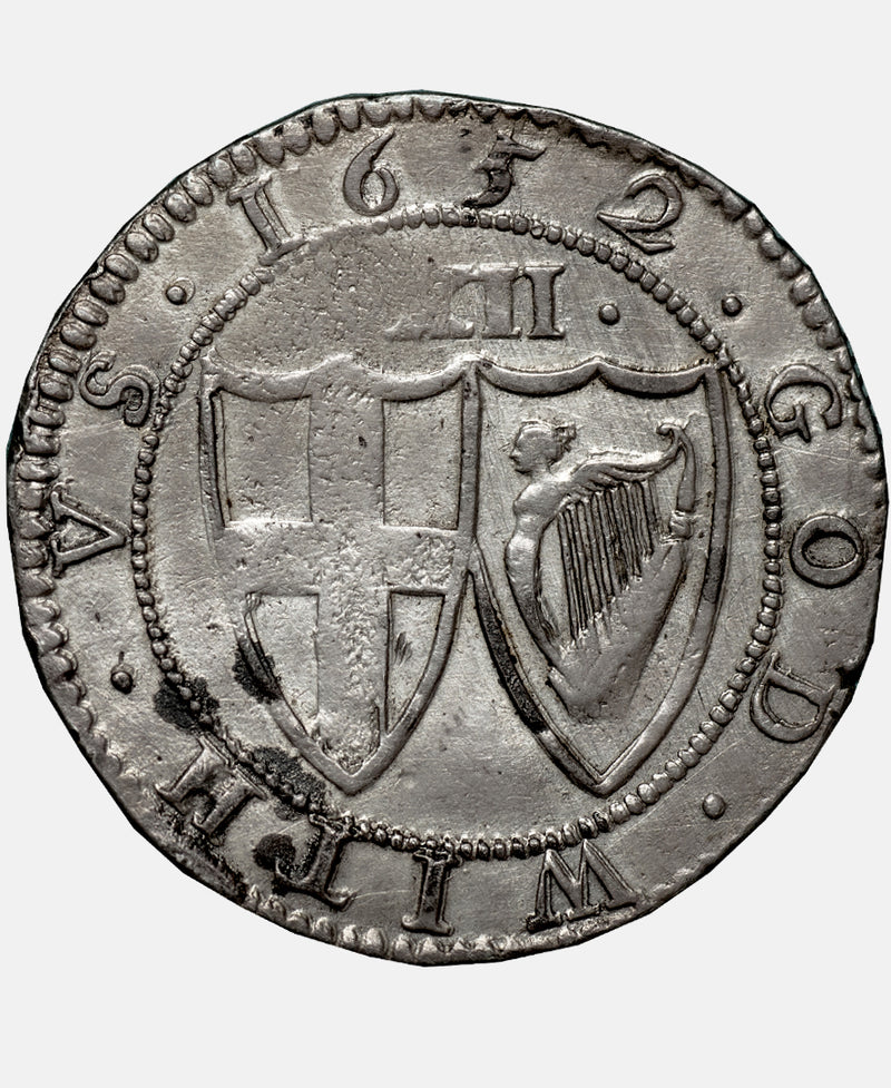 1652 COMMONWEALTH "FINE WORKS" SHILLING