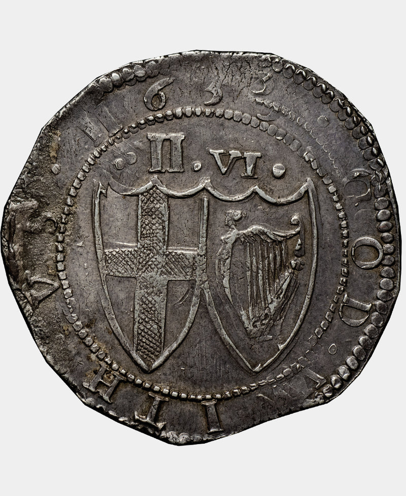 1653 COMMONWEALTH HALFCROWN
