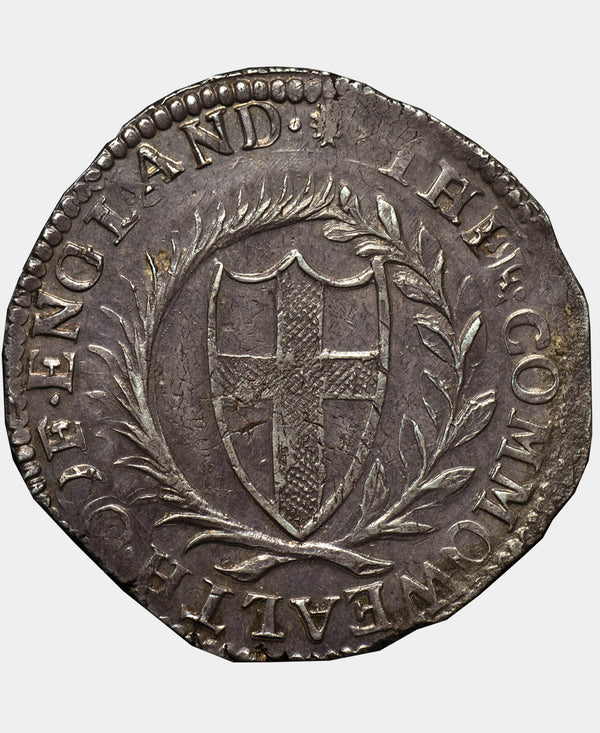 1653 COMMONWEALTH HALFCROWN